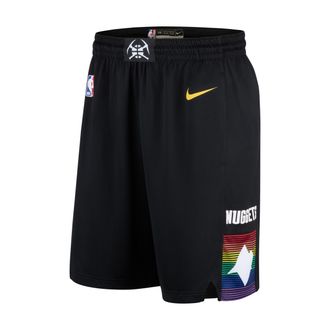 Nike Denver Nuggets City Edition Nike Mens Dri-FIT NBA Swingman Shorts in Black | HM6034-010