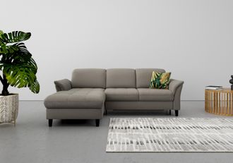 Sit&more Ecksofa &raquo;Maggiore L-Form&laquo; wahlweise mit Kopfteilverstellung, Bettfunktion und Bettkasten