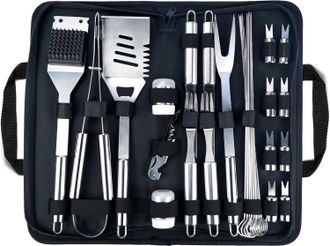 OEM Juego De Utensilios Para Barbacoa - Juego De Utensilios Plegables Para Barbacoa De 29 Piezas