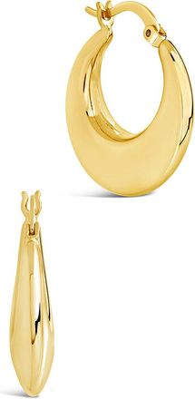 Sterling Forever Mina Chunky Hoop Earrings