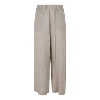 Fabiana Filippi Wide Trousers, female, Gray, Size: 2XS Wide Trousers