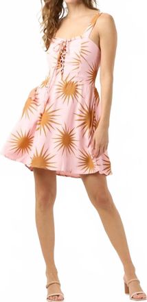 Tiare Hawaii Gia Mini Dress In Sunny Days Blush Gold