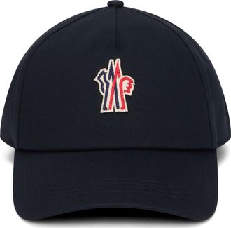 Moncler Mens Baseball Cap Blue Cotton Hat