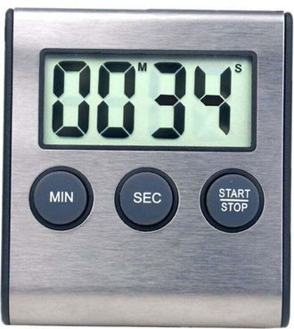 Gabrielle Mini Temporizador Digital De 24 Horas Con Cuenta Regresiva Y Cron&oacute;metro. Ideal Para Cocinar, Practicar Deportes, Estudiar, Reuniones, Aparcar Y Tratam