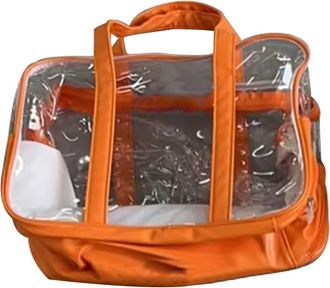 Generic Swim Bag Storage Toiletries Toiletries Bag Portable Shoe Storage Goggles Swimsuit Beach Bag Handbag Scarf (Orange, One Size)