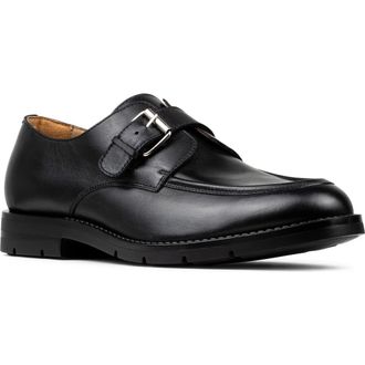Donald J Pliner Calan Monk Strap Shoe in Black at Nordstrom, Size 11.5