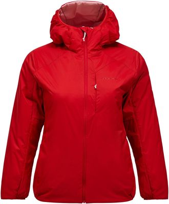 Peak Performance Womens Freelight Reversible Insulated Hood Jacket Red XS