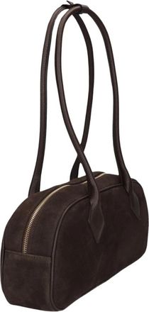 Notre-V Minae Suede - Dames - Schoudertassen - Bruin - ONE Size - Tassen