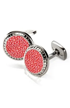 M Clip M-Clip Stingray Cuff Links in Red at Nordstrom