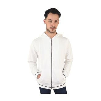 Balmain Kids Sweatshirts, male, White, 14 Y, Fullzip Sweatshirt