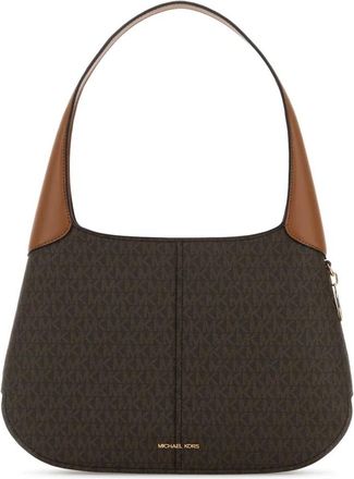 Michael Kors Alice Shoulder Bag - Dames - Schoudertassen - Bruin - ONE Size - Polyester - Tassen
