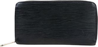 Louis Vuitton Black Epi Leather Long Wallet (Bi-Fold) (Pre-Owned)