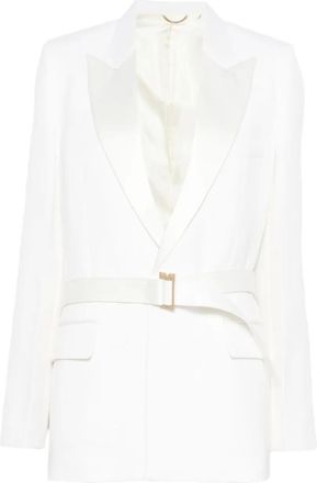Victoria Beckham Blazer met puntige revers - Wit