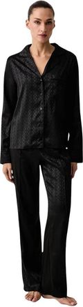 Guess Lilibet Pyjamaset - Dames - Nachtkleding & Lounge - Zwart - Maat: XS Tweed