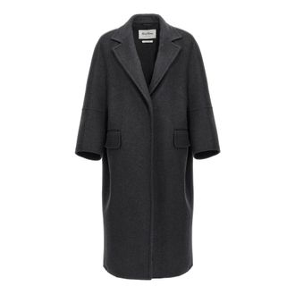 Max Mara Asburgo Coat - female - Max Mara - Single-Breasted Coats - Gray - 2XS - Coats