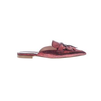 Alberta Ferretti Rode Sabot schoenen voor vrouwen - Dames - Slip ons - Rood - 37 EU - Schoenen