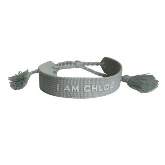 Chlo&eacute; Sign Fabric Green Bracelet Limited Editon