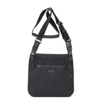 Gucci Pre-owned Womens Front Slip Pocket Crossbody Shoulder bag - Black - One Size