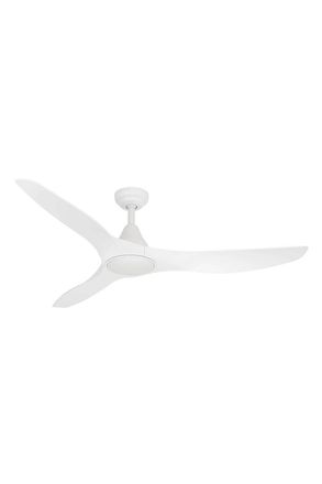 Eglo Eglo Portsea Matte White Ceiling Fan With Integrated LEDs
