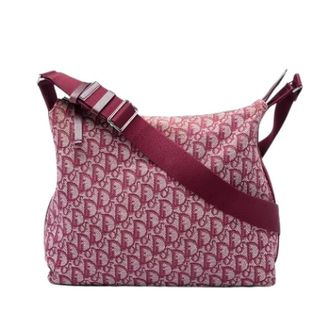 Dior Pre-owned Canvas Crossbody Bag - Dames - Pre-owned - Rood - Maat: ONE Size