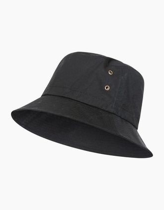 Trespass Unisex Adult Waxy Bucket Hat - Black - Size: L-XL
