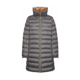 Geox Winter Parka Jas - Dames - Gewatteerde jassen - Grijs - XL - Jassen