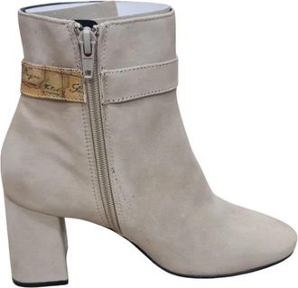 Alviero Martini 1A Classe Stivaletto h 80 - Dames - Laarzen met Hak - Grijs - 38 EU - Schoenen