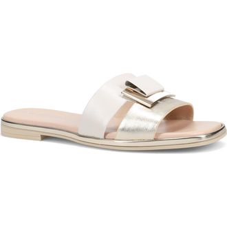 Ron White Valinda Slide Sandal in Ivory at Nordstrom, Size 10-10.5Us