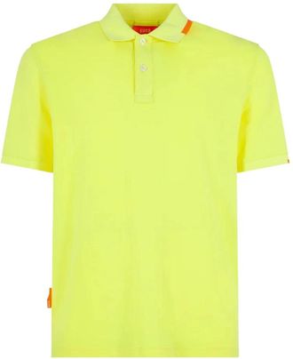 Suns Klassieke Polo Shirt Geel Heren - Heren - Polos - Geel - 2XL - Katoen - Tops