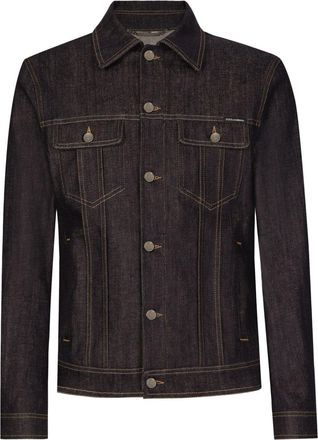 Dolce & Gabbana denim jacket - men - Cotton/Spandex/Elastane - 48 - Grey