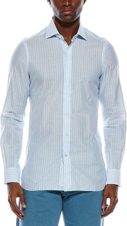 Isaia Milano Linen-Blend Shirt