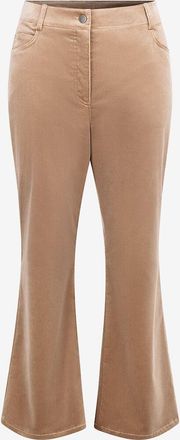 Akris Ausgestellte verk&uuml;rzte Hose aus Samt mit hoher Taille Cali