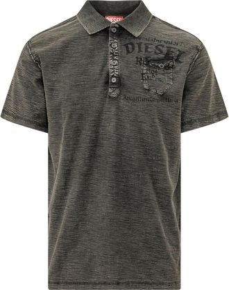 Diesel T-Ardy Polo - Heren - Polos - Zwart - L - Katoen - Tops