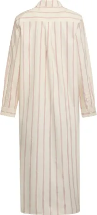Toteme Womens Shirtdress Ecru-Blossom Pink Cotton Dress Ecru/blossom