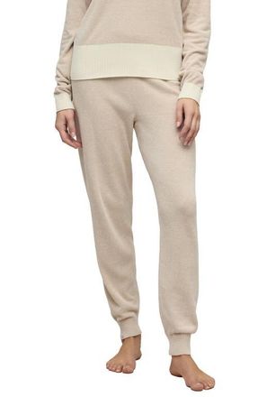 Barefoot Dreams CozyChic Ultra Lite Colorblock Joggers in Stone Multi at Nordstrom, Size X-Large