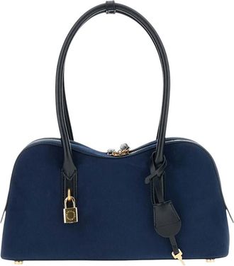 Stella McCartney Dark Blue Ryder Large Shoulder Bag