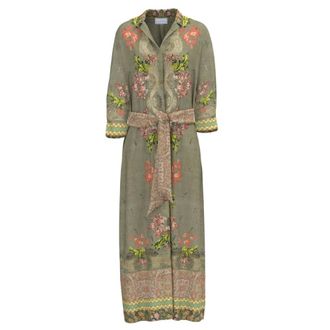 Pierre-Louis Mascia Kleedjes, Dames, Groen, L, Aloe Kimono