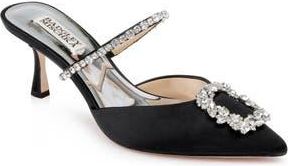 Badgley Mischka Flutter Pointed Toe Mule in Black at Nordstrom Rack, Size 8.5