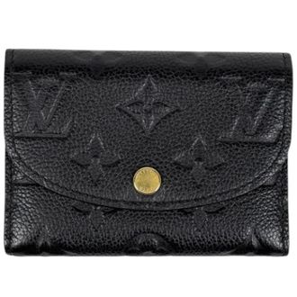 Louis Vuitton Portafoglio Pre-owned Monogram Empreinte (bi-fold) - - Pre-owned - Donna - Nero - ONE SIZE