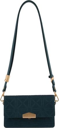 Pourchet Vosges Schoudertas - Dames - Schoudertassen - Blauw - ONE Size - Leer - Tassen