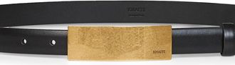 Khaite Womens Belt Berlin Black Calfskin