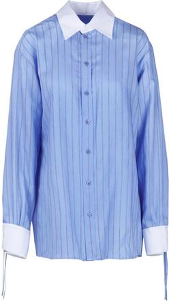 Semicouture Shirts - Dames - Overhemden - Blauw - S - Overhemden