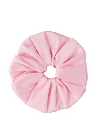 Hai Dupion Frill hair scrunchie - women - Fabric - One Size - Pink