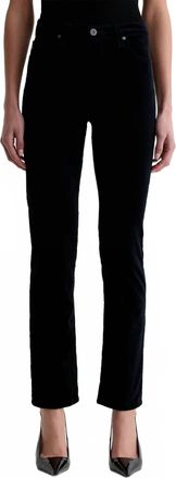 AG - Adriano Goldschmied Mari Straight Leg Jeans In Black