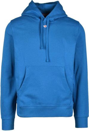 Diesel Blue Cotton Sweatshirt
