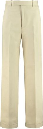 Bottega Veneta Broeken - Dames - Straight fit broeken - Beige - S - Broeken