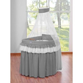 OEM Mois&eacute;s De Mimbre Con Dosel - Princesa El Principito Antracita