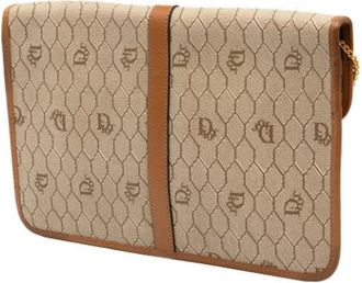 Dior Pre-owned Clutches, female, Beige, Size: ONE SIZE Pre-owned Vintage Crossbody Bag