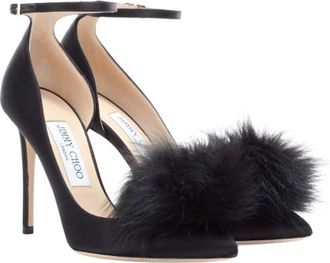 Jimmy Choo London Black Rosa 100 Heels Size 40