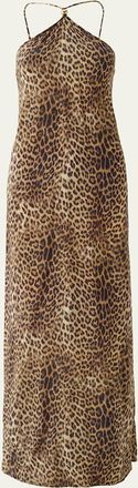 Melissa Odabash Sage Leopard Maxi Dress